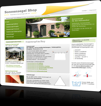 Sonnensegel Shop